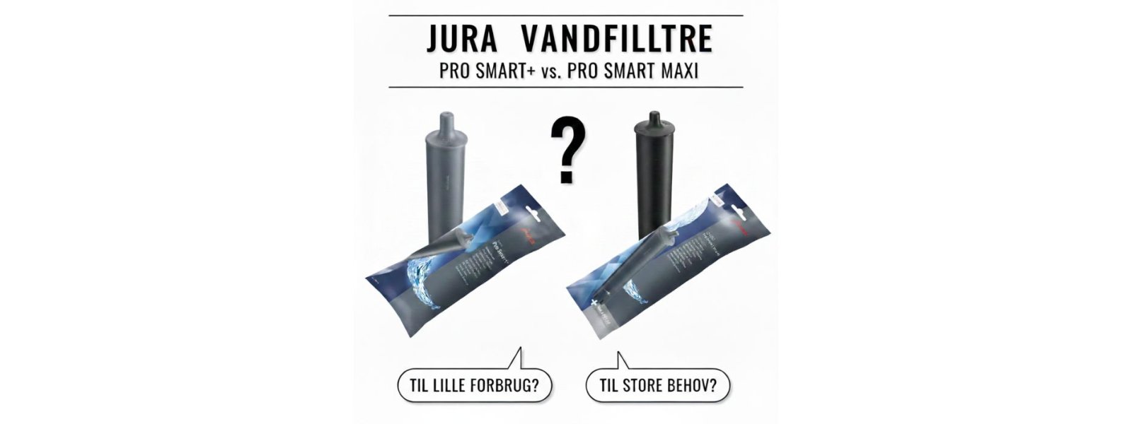 Hvilket Jura CLARIS Pro-filter skal du v�lge?