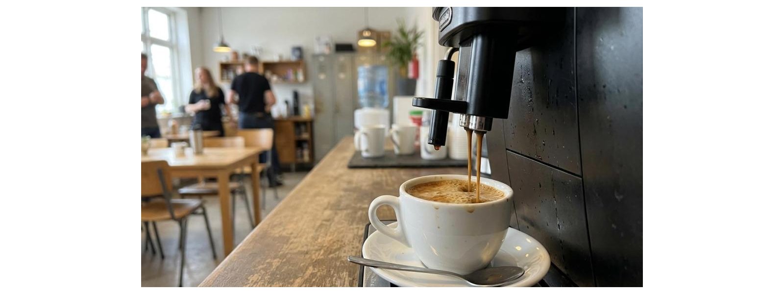SimplCoffee kaffeordning til lager og personalestue