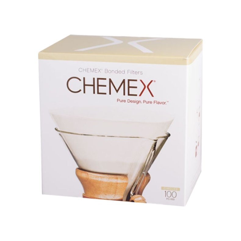 Chemex Kaffefiltre Runde 5- 13 Kopper 100 stk (FC-100)