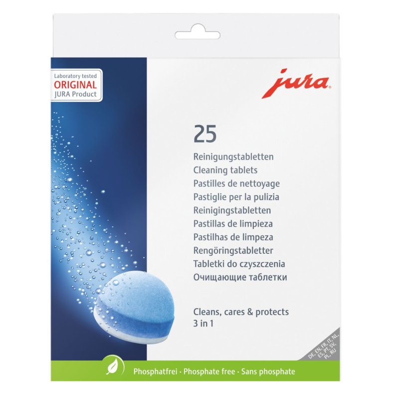 JURA Rensetabletter 3-fase 25 stk.