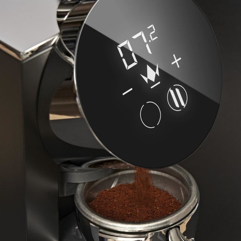 LX Newton 55 Espressokvrn Sort/Krom