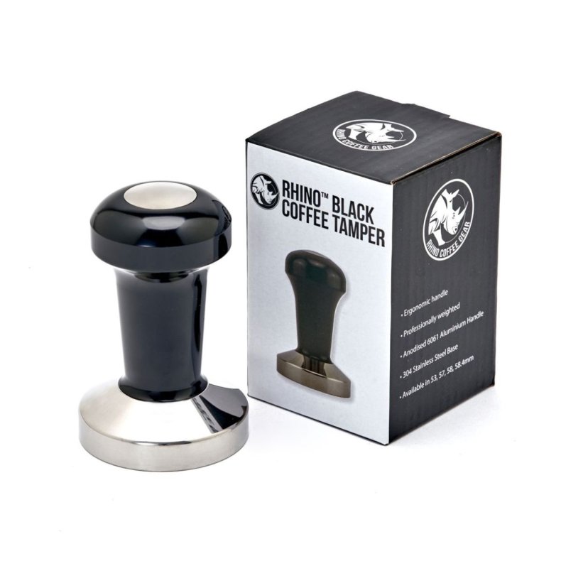 Rhino Coffee Gear Pro Black Tamper 58mm