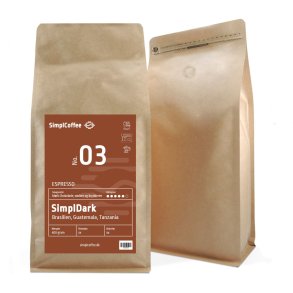 SimplDARK Espressobnner