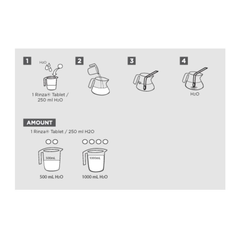 URNEX RINZA M61 Mlkerens Tabletter 4gram 120 stk.