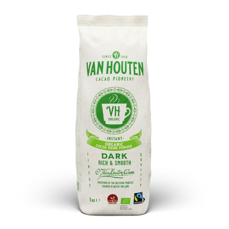 Van Houten kologisk Fairtrade 16,5% Cocoa Horizons 1 kg.